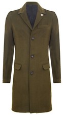 Cappotto Crombie Lungo Verde