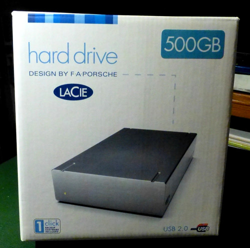 Lacie 500gb usb2 - usb2, porsche