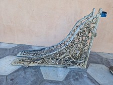 GRANDE COPPIA DI MENSOLE - GATTONI - REGGI MENSOLE IN GHISA DA MURO