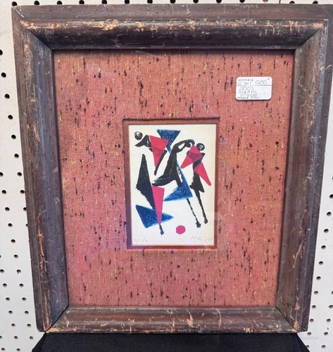 Marino marini 1953 litografia - marini,