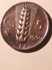 5 CENTESIMI 1930 SPIGHE Regno