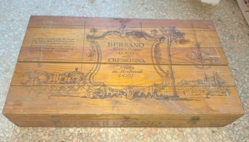 Scatola legno bersano vino - bersano,