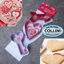 Wilton - Set  3 pezzi  - Freccia - chiave - cuore - BISCOTTI
