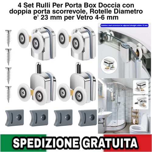 Rulli per box doccia con - doccia,