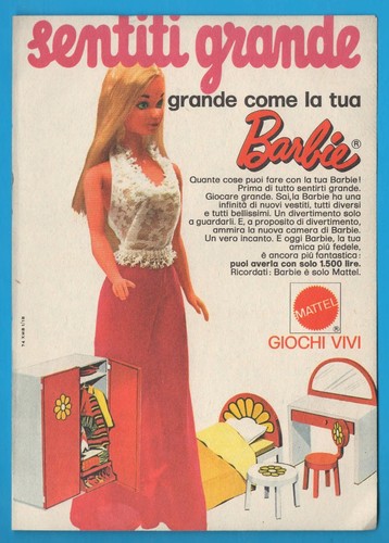 Mattel barbie anno 1974 - mattel,