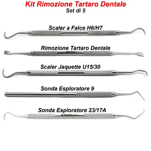 Kit rimozione del - kit, tartaro