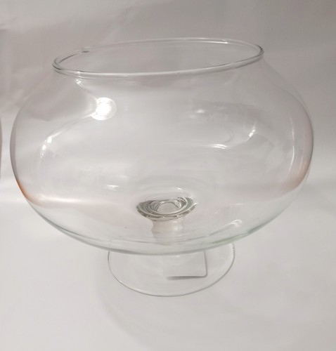 Vaso vetro con piede per - vaso, in