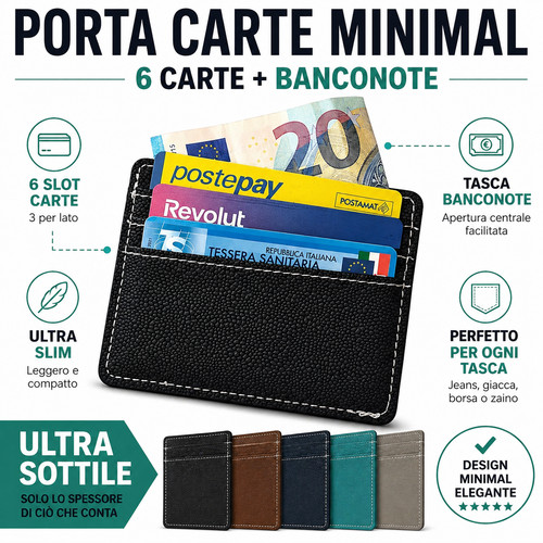 Porta carte credito - carte, di