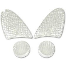 KIT 4 GEMME VETRO FRECCIA VETRI FRECCE TRASPARENTI per APRILIA SR STEALTH 50 2T