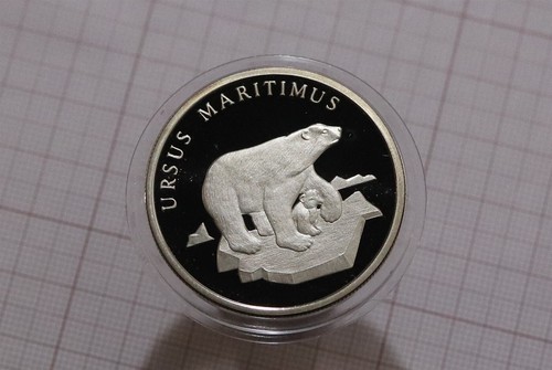Medaglia wwf orso polare - orso,