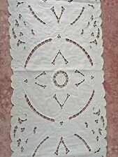 Spettacolare Runner / Corsia Ricamo Intaglio a mano 40x128cm