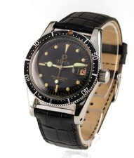 Orologio subacqueo Titus acciaio inox Calypsomatic 21 Jewel 5913 cinturino pelle