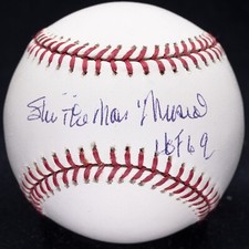 Stan The Man Musial Signed Official Major League Baseball JSA COA #CB09158