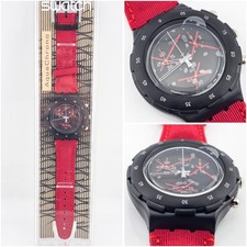 Swatch aqua chrono - aqua, big