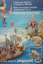 Pubblicità Advertising Werbung Italian Ritaglio 1986 PLAYMOBIL Galeone GIG