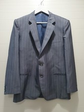 Abito Uomo Completo Grigio Sartoriale Artigianale Vintage Anni '70