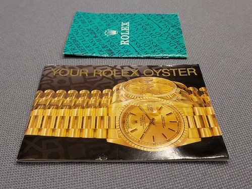 Rolex booklet your oyster 1996 - booklet,