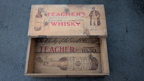 Antique teachers whisky - antique,