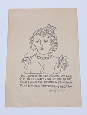 Andy Warhol Drawing on paper