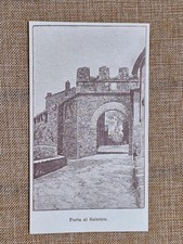 Massa Marittima nell'800 Porta al Salnitro Grosseto Toscana