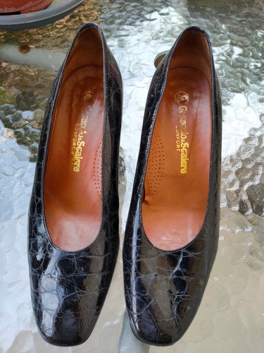 Scarpe decolte pelle nera - scarpe, decolte'