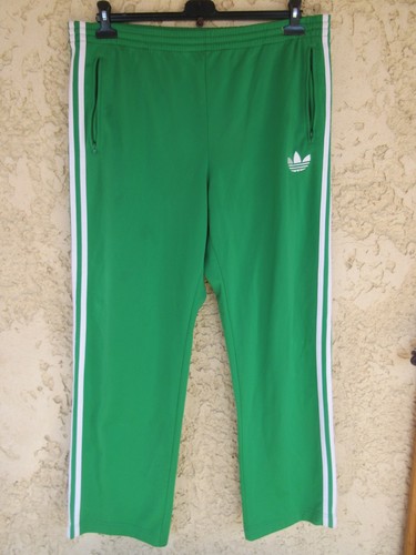 Pantalon adidas vert blanc - pantalon,