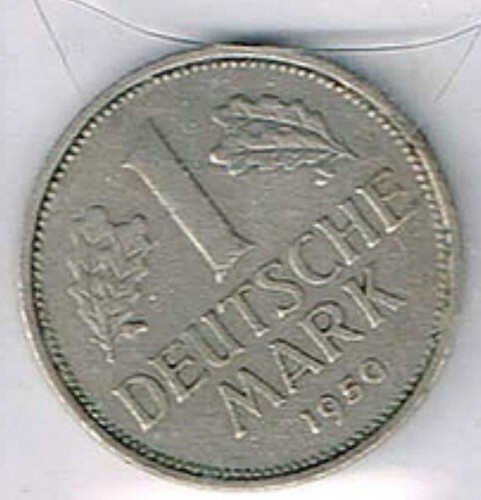 Deutsche mark 1950 numéro - 1, 1950.