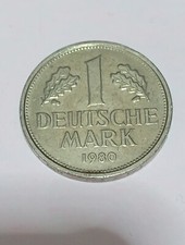 MONETA 1 MARCO GERMANIA GERMANY 1 MARK 1980