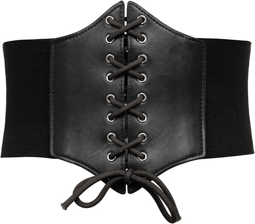 Cintura donna nera elastica - , in