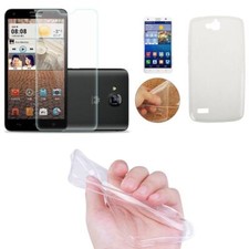 Custodia cellulare Huawei Honor 3C custodia protettiva cover protettiva blindata protezione vetro 9H