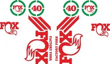 Fox 40 Fork Stickers
