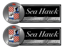 2 Adesivi Chris Craft Sea Hawk