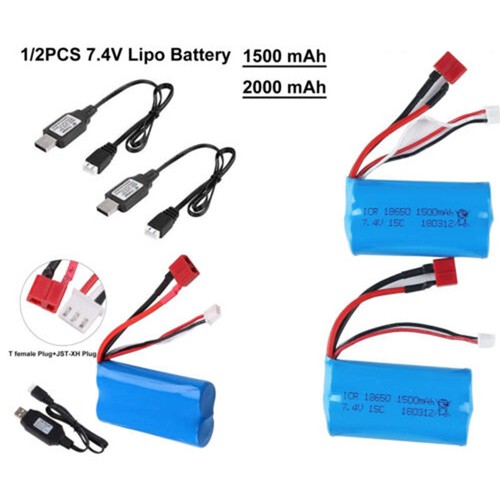 Batteria lipo deans t - batteria, 7.4v