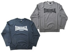 Lonsdale Ess Logo Maglione Uomo Felpa Sweater S M L XL 2XL 3XL 4XL Nuovo