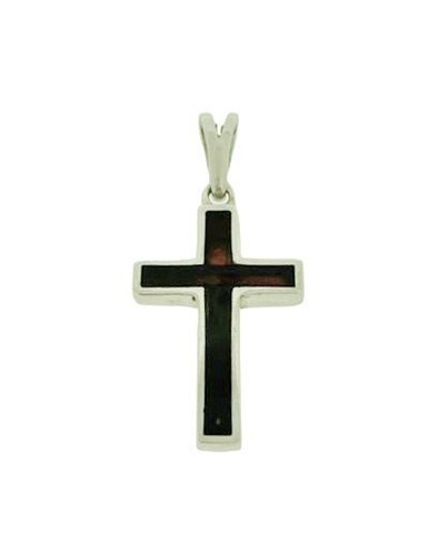 Ciondolo croce argento e - in,