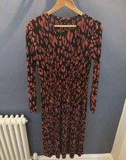 Abito Zara rosa e nero stampa