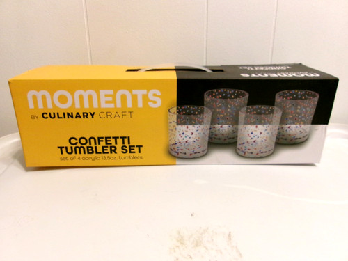 Bicchieri confetti multicolore - bicchieri,