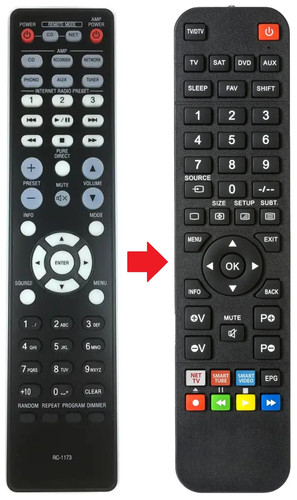Telecomando adatto per - , denon