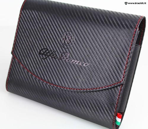 Porta libretto abarth carbon - porta,