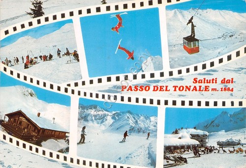 Cartolina passo del tonale - passo,