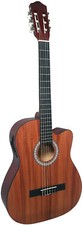 CHITARRA DA CONCERTO 4/4 MOHAHONI CON CUTAWAY ED ELETTRONICA ATTIVA EQ CORDE NYLON XY