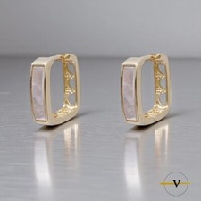 ORECCHINI DONNA QUADRATI CON