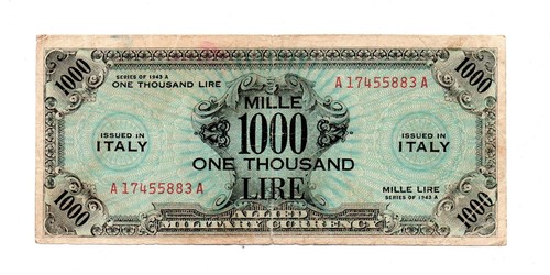 Mille 1000 lire allied - mille,