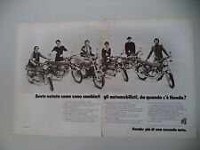 advertising Pubblicità 1975 MOTO HONDA CB 350/400/500/750 FOUR
