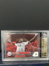 24-25 Topps Noe Ngal’ayel Mukau Rookie Red /10 First Ucl Goal Bgs 9.5 GEM MINT