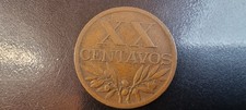 XX (20) centavos 1943 ou 1944 ou 1949 Portugal -  KM# 584