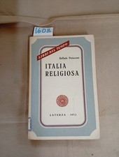 Raffaele PETTAZZONI Italia religiosa Laterza 1952