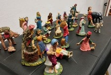 ​Lotto22 Statuine Presepe Vintage Cartapesta -  Re Magi, Cammello Anni  50.  60