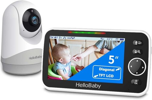 Baby monitor video con - baby, 5"