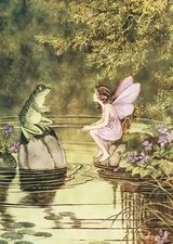 Vintage Frog Fairy The Little